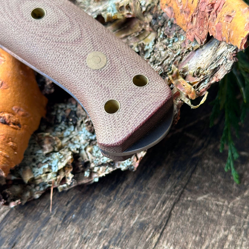 Load image into Gallery viewer, The Villmark - Brown Micarta/Two Sheaths
