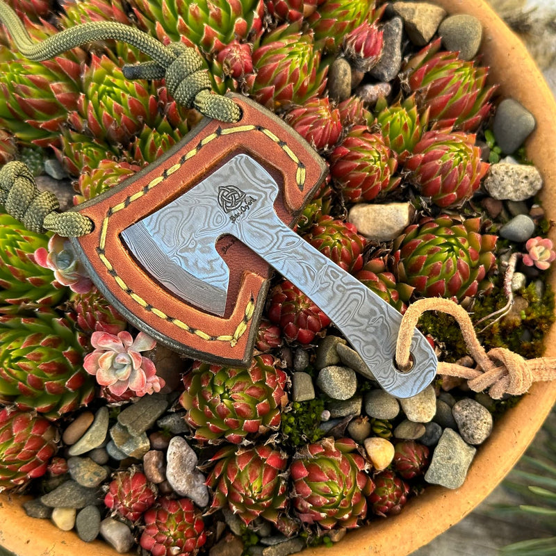 Load image into Gallery viewer, The ATOM Axe - Damasteel
