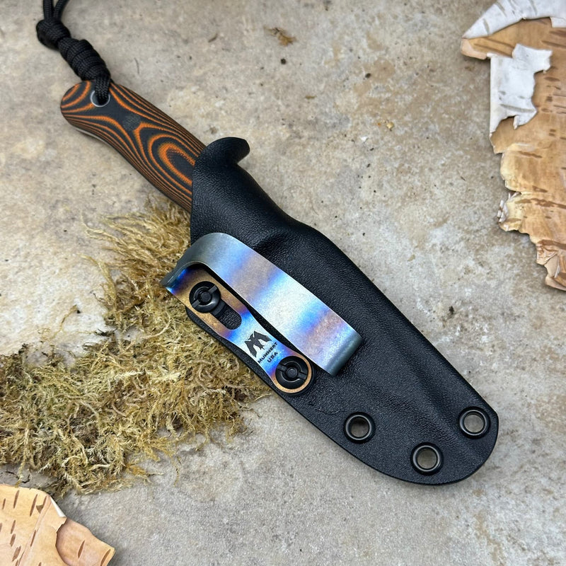 Load image into Gallery viewer, The Pocket Woodlander - Pumpkin G10/Flat Grind
