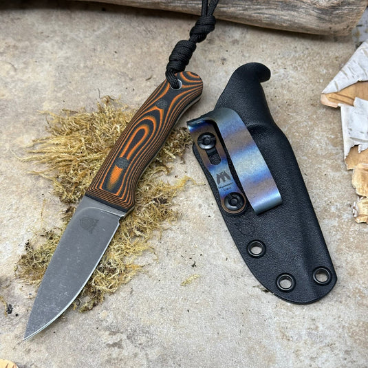 The Pocket Woodlander - Pumpkin G10/Flat Grind