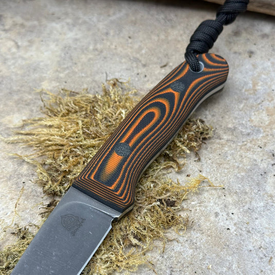 The Pocket Woodlander - Pumpkin G10/Flat Grind