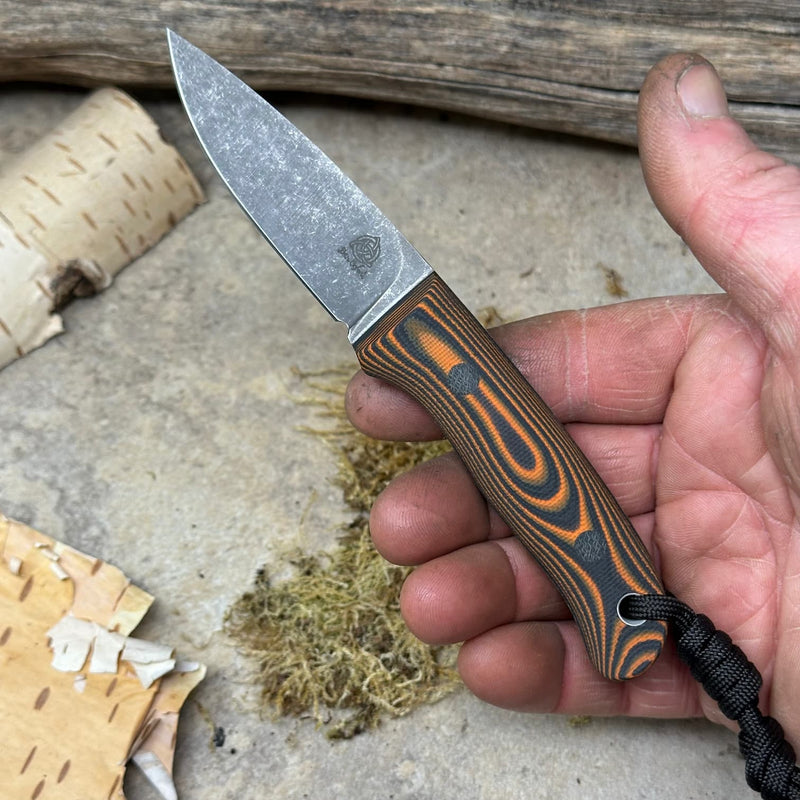 Load image into Gallery viewer, The Pocket Woodlander - Pumpkin G10/Flat Grind
