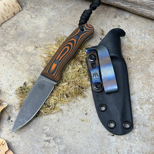 The Pocket Woodlander - Pumpkin G10/Flat Grind