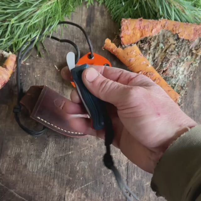 Load and play video in Gallery viewer, The Nano Nomad - Blue and Black G10/AEB-L
